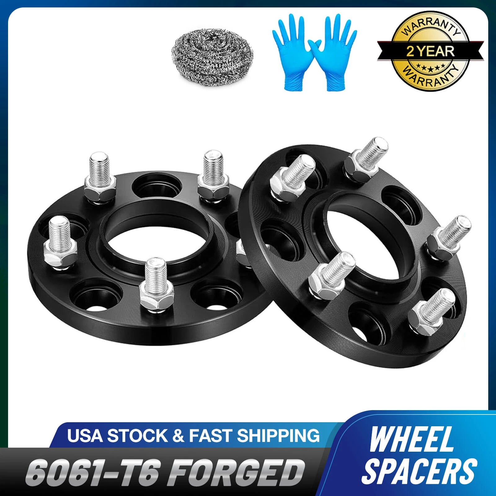 2X 15mm Hubcentric Wheel Spacers for Nissan Altima Infiniti G37 (2008–2018)