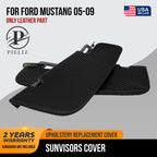 Sunvisor PVC Carbon Covers for Ford Mustang (2005–2009) Black