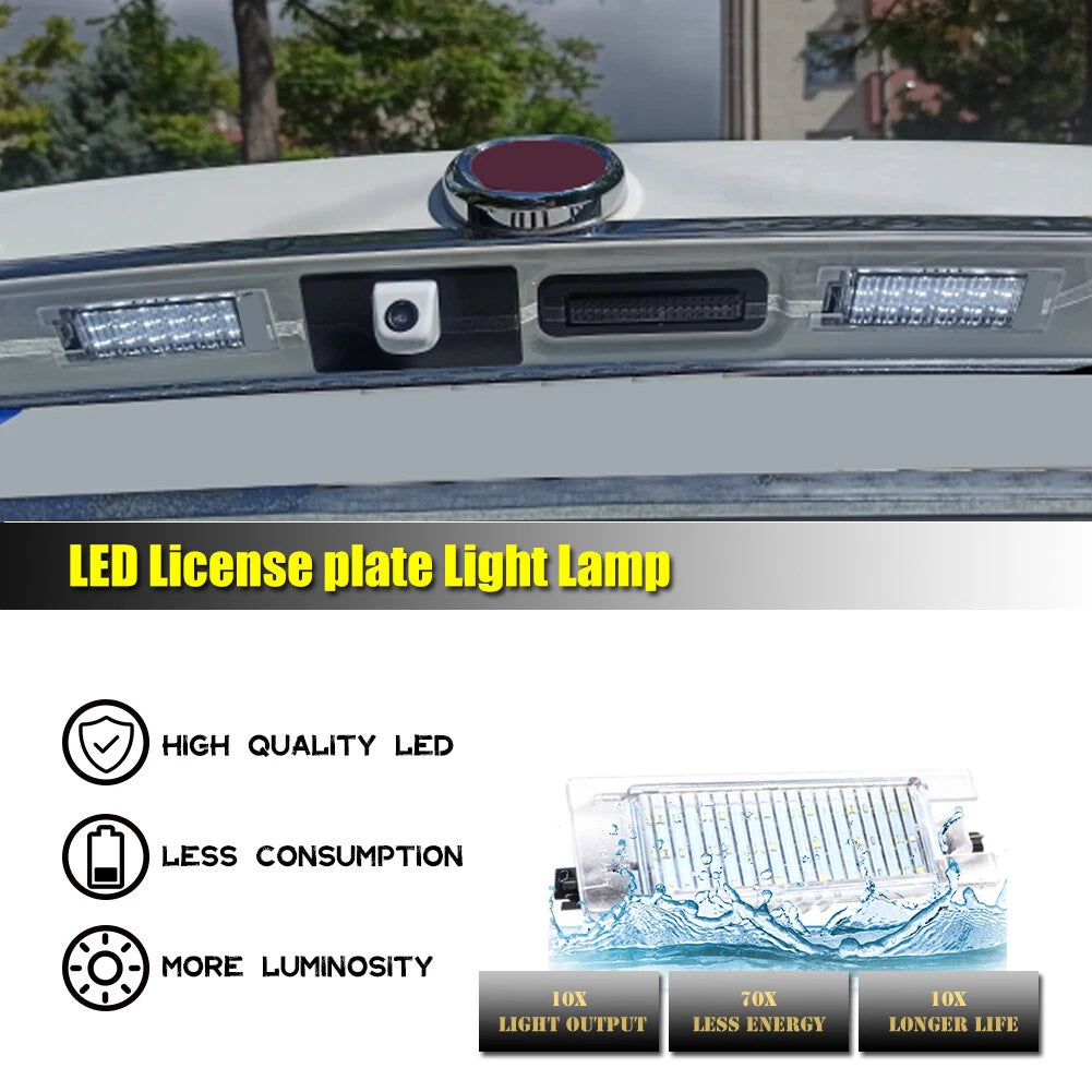 Full LED License Plate Light Assemblies for Jeep Renegade (2015–2020)