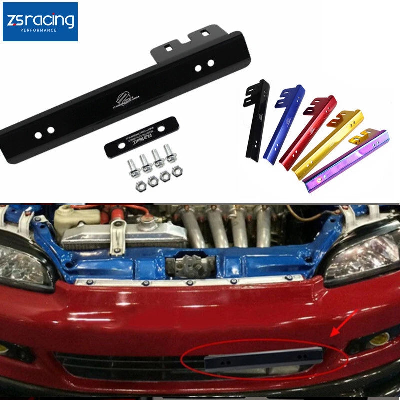 Front Relocator Bracket for JDM License Plate Frame