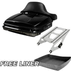 Chopped Trunk Pad Tail Light Mount Rack for Harley Davidson Touring (2014–2023)
