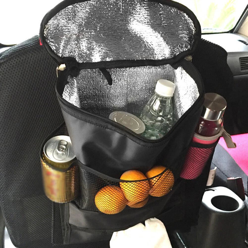 Car Seat Back Food Drink Keep Warm/Cold Pocket Bag Storage Organizer (1999-2024)