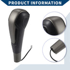 Automatic Gear Shift Knob for Chevrolet Aveo (2004–2011) Black Plastic