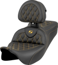 SADDLEMEN Roadsofa Seat for Harley FL
