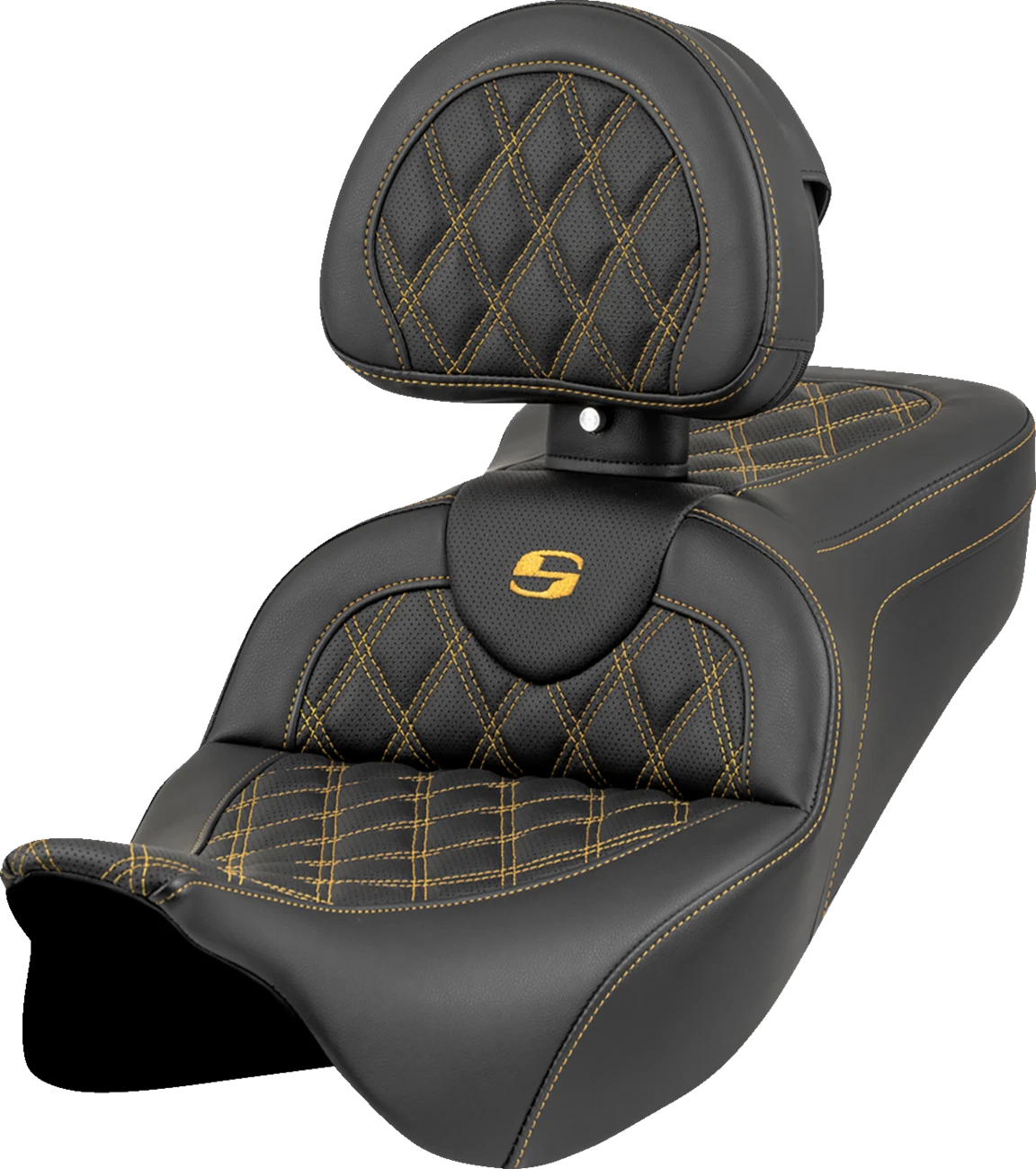SADDLEMEN Roadsofa Seat for Harley FL