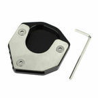 Kickstand Sidestand Enlarger Plate Pad for Suzuki DRZ400S/E SM (2000–2023) Black