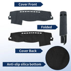 Dash Cover for Mitsubishi Shogun (2007–2019) Without HUD, Polyester Gray