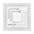 Coordinate Ruler with Protractor for Engineering Measurement Tool