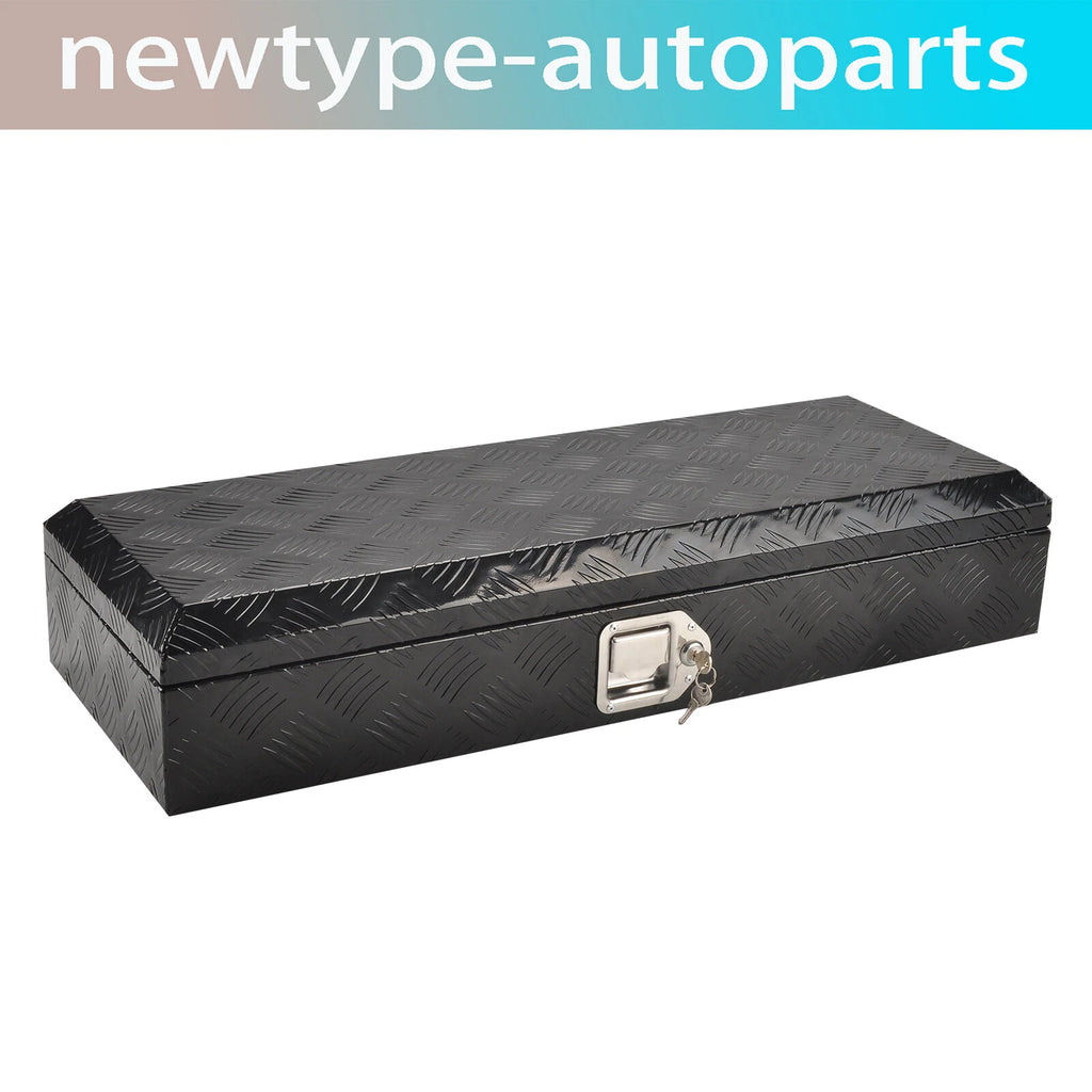 Toolbox for Pickup Truck Bed (35"x13"x6.4", Aluminum, Lock)