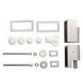 Set of 2 Soft Close Hinges for Contemporary Toilet Fixtures