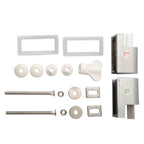 Set of 2 Soft Close Hinges for Contemporary Toilet Fixtures