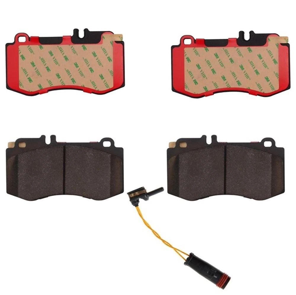 Set of 4 Front Brake Pads Ceramic with Sensor for Mercedes W212 E400 (2015–2016)