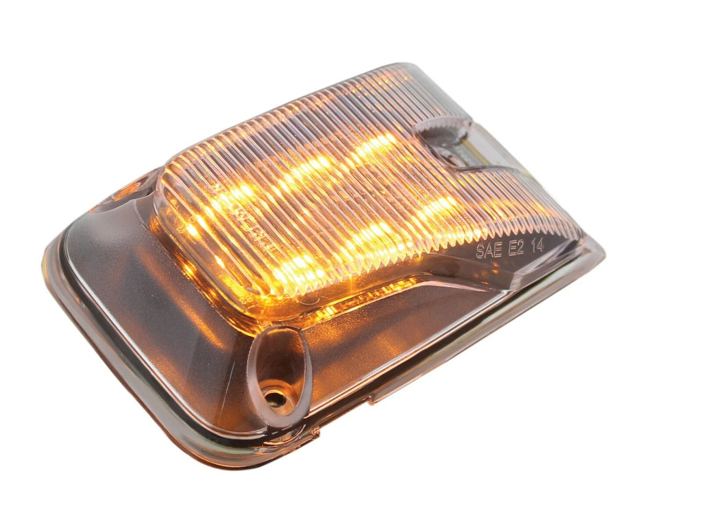 Amber LED Side Marker Light Clear Lens for Volvo VNL (1998–2017)