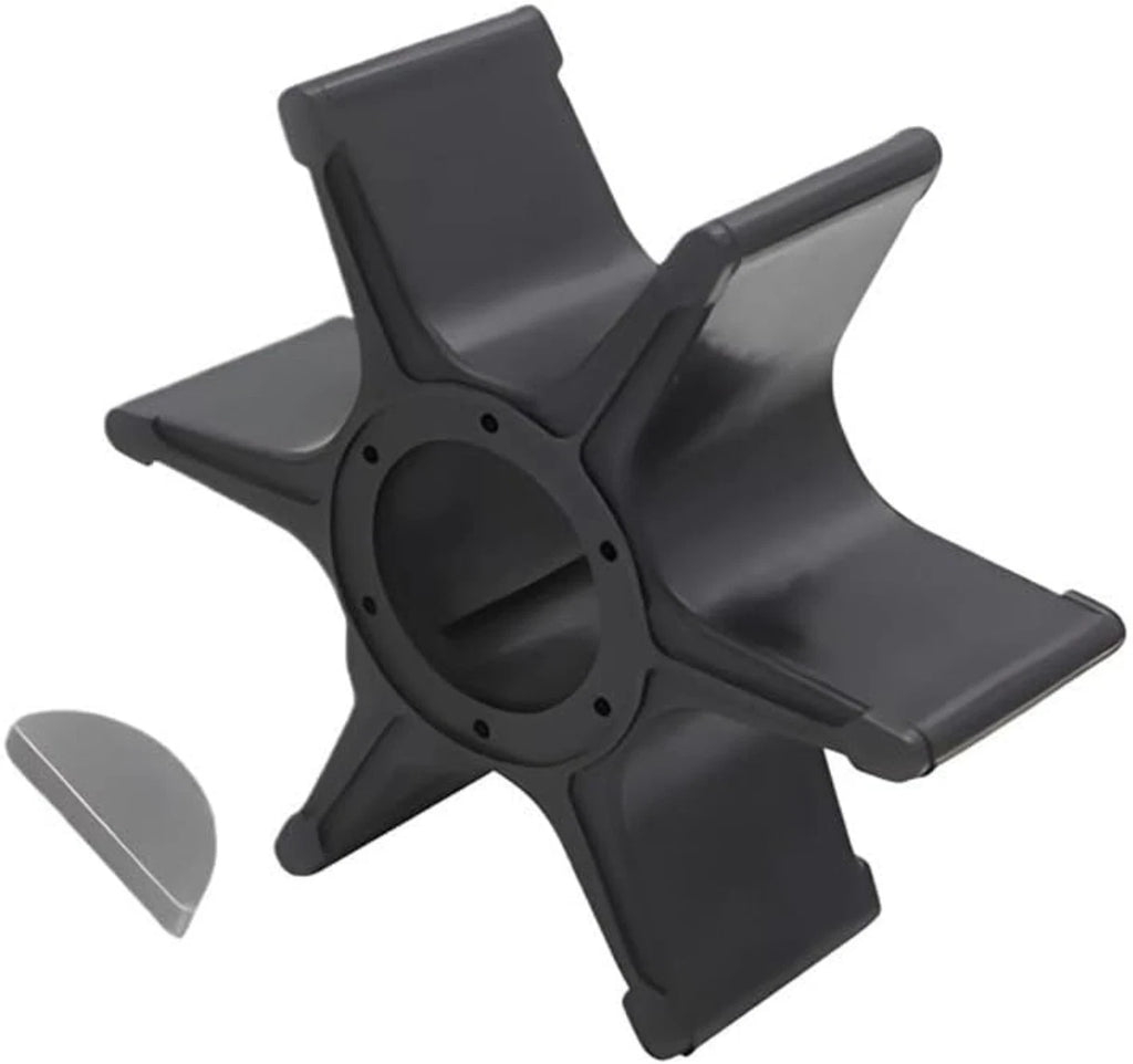 Water Pump Impeller with Key for Suzuki 4 Stroke 8 9.9 HP Outboard (17461-93900)