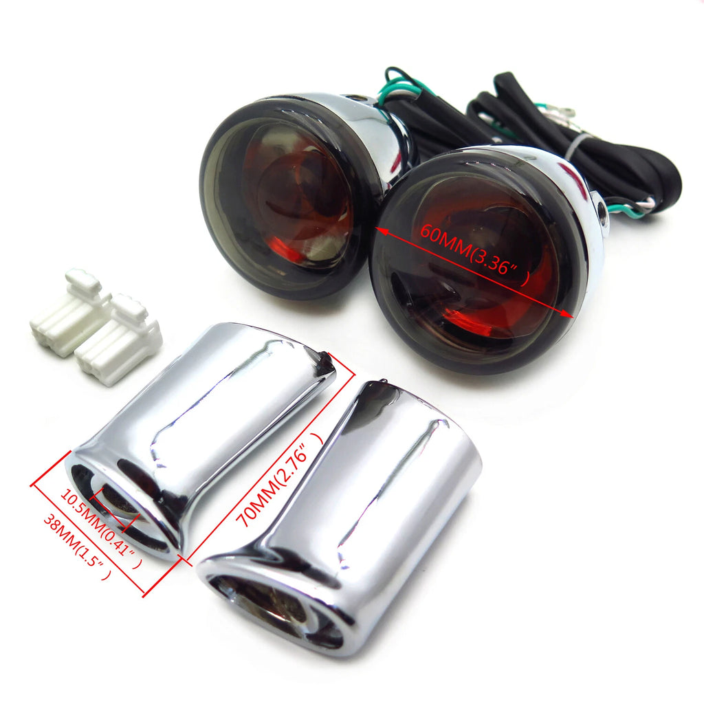 Rear Bullet LED Turn Signal Light Indicator for Harley Sportster XL 883 (1992–2016)