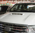 White ABS Car Air Flow Intake Hood Scoop Vent Cover