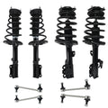 Set of 8 Struts with Springs & Sway Bar Links for Toyota Camry (2007–2011)