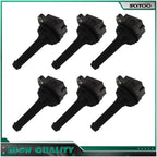 Set of 6 Ignition Coils for Volvo S80 XC90 (1999–2006)