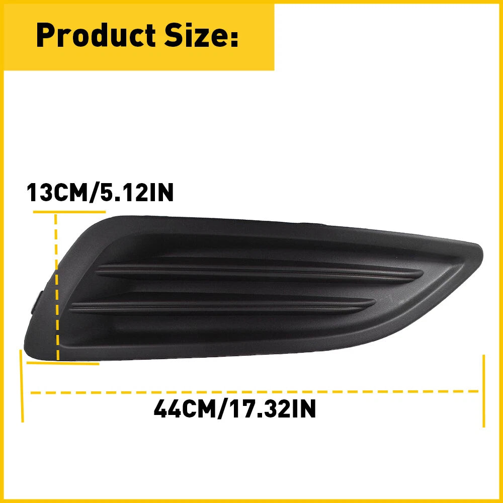 Left Driver Side Fog Light Cover for Ford Fiesta (2014â2019)