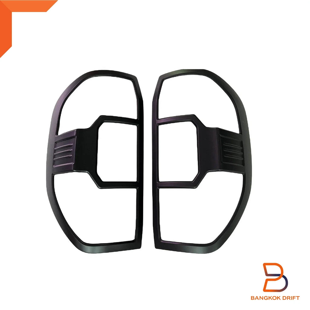 Matte Black Headlight Taillight Cover Trim for Maxus LDV T60 Pro (2019-2022)
