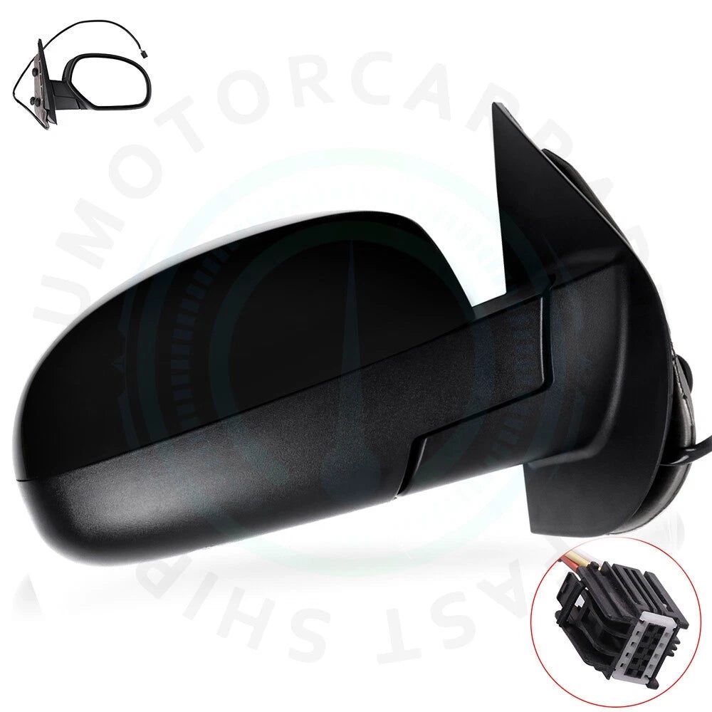 Power Heated Manual Folding Passenger Side Mirror for Chevy GMC (2007–2013)