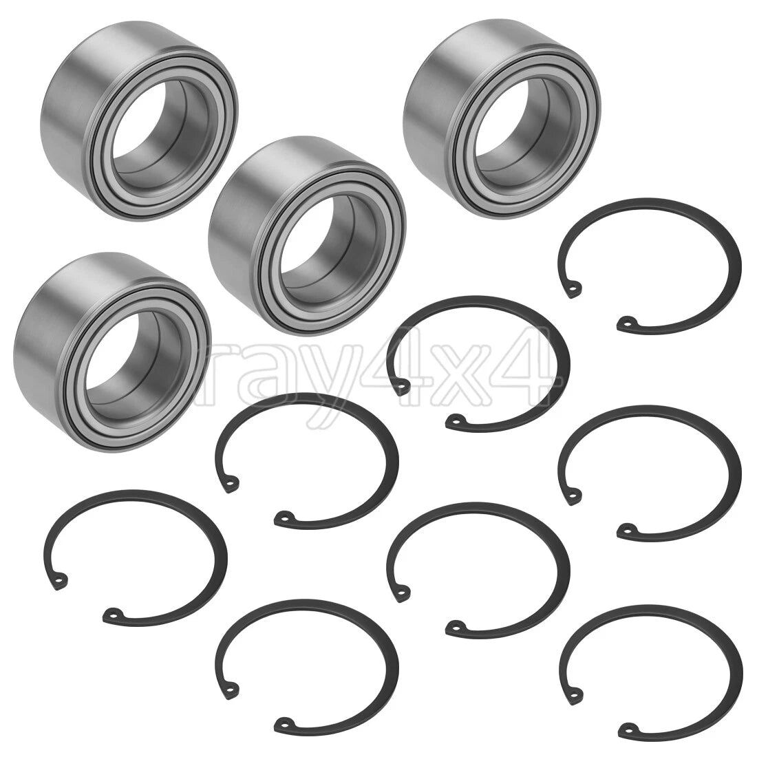 Set of 4 Front Rear Wheel Bearings Kit for Polaris RZR 1000 900 RS1 Turbo (2011–2022)