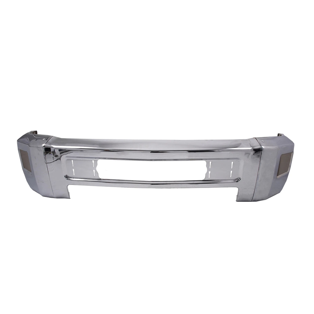 Steel Chrome Front Bumper for Chevy Silverado 2500 (2015–2019) w/ Fog Light Hole