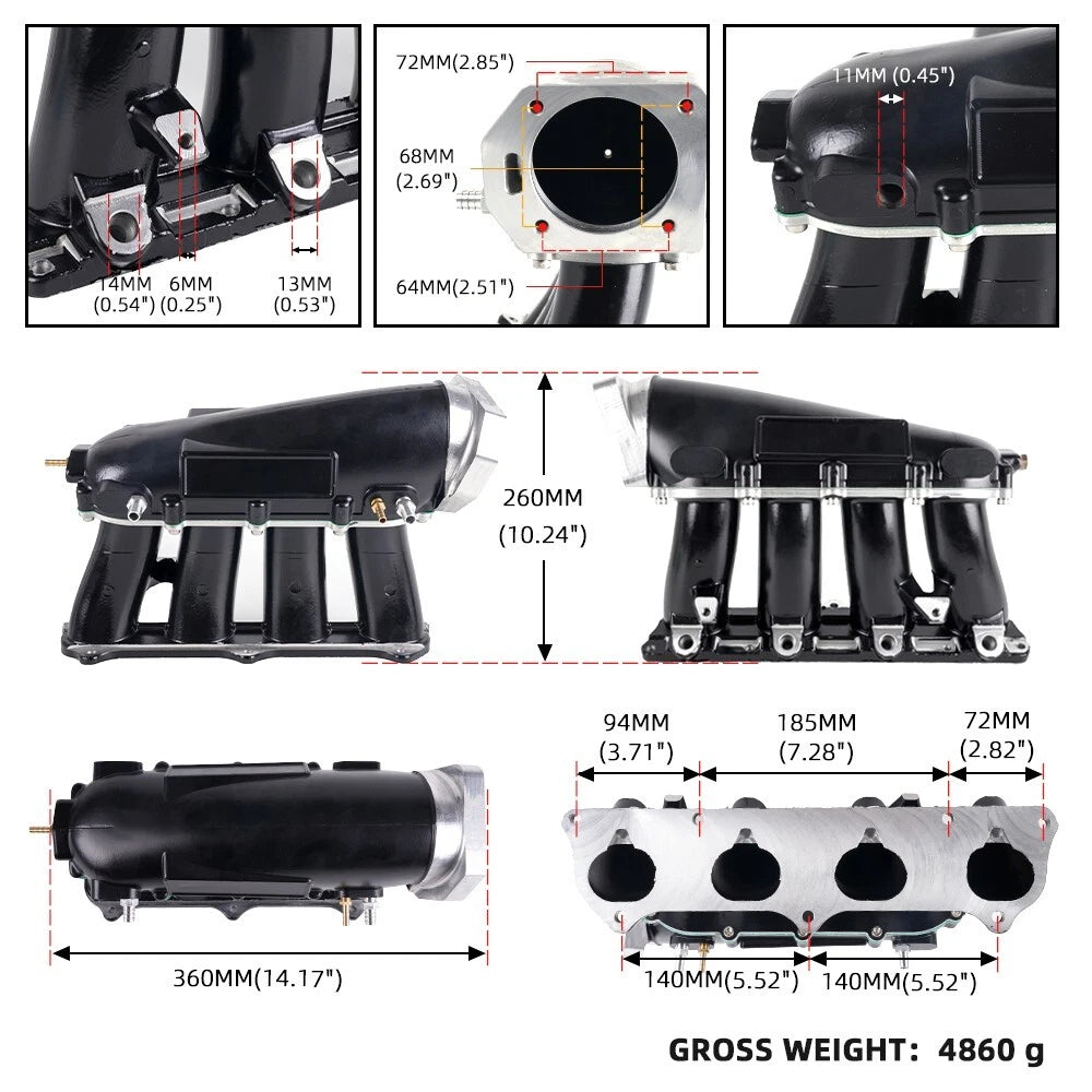 Intake Manifold for Honda Accord K-Series