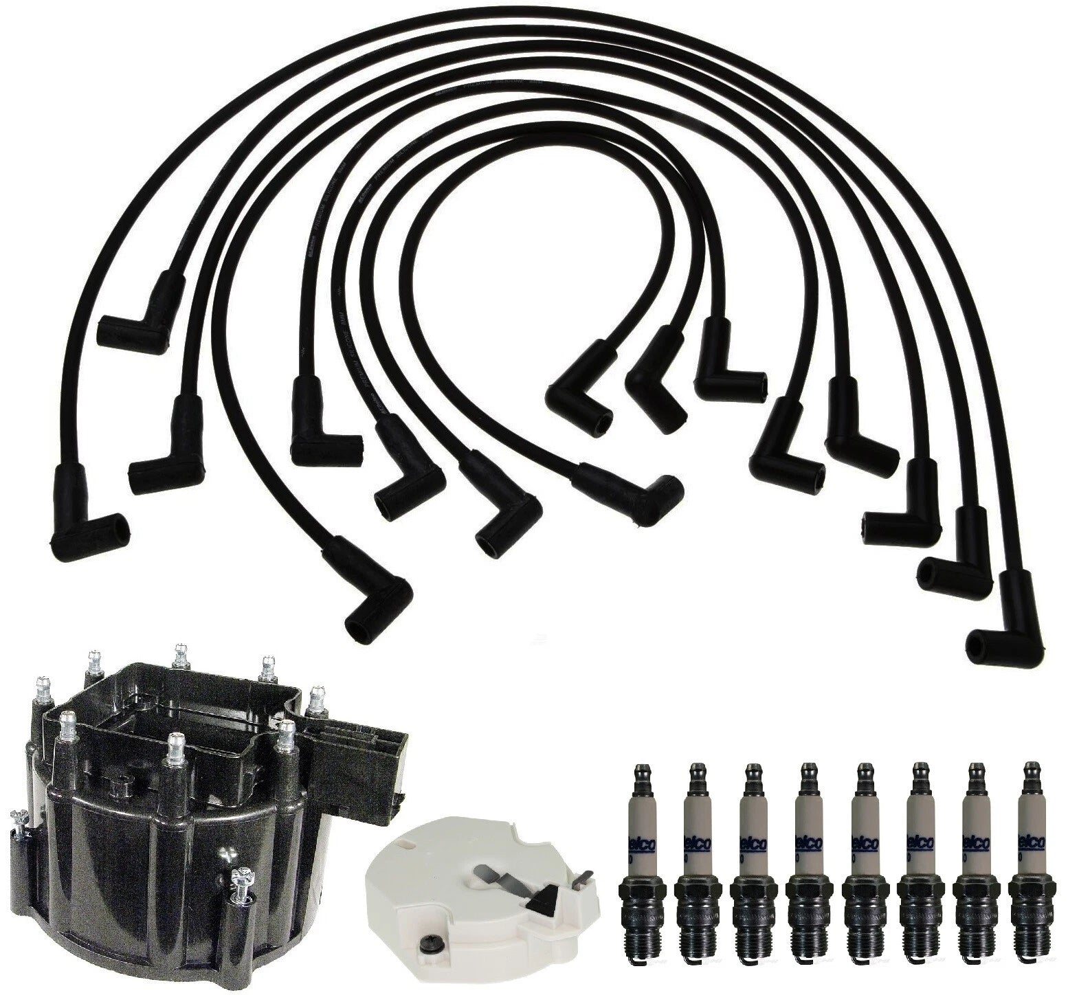 ACDelco Ignition Kit for G20 G30 (1995–1996) - Rotor, Cap, Wires, Spark Plugs