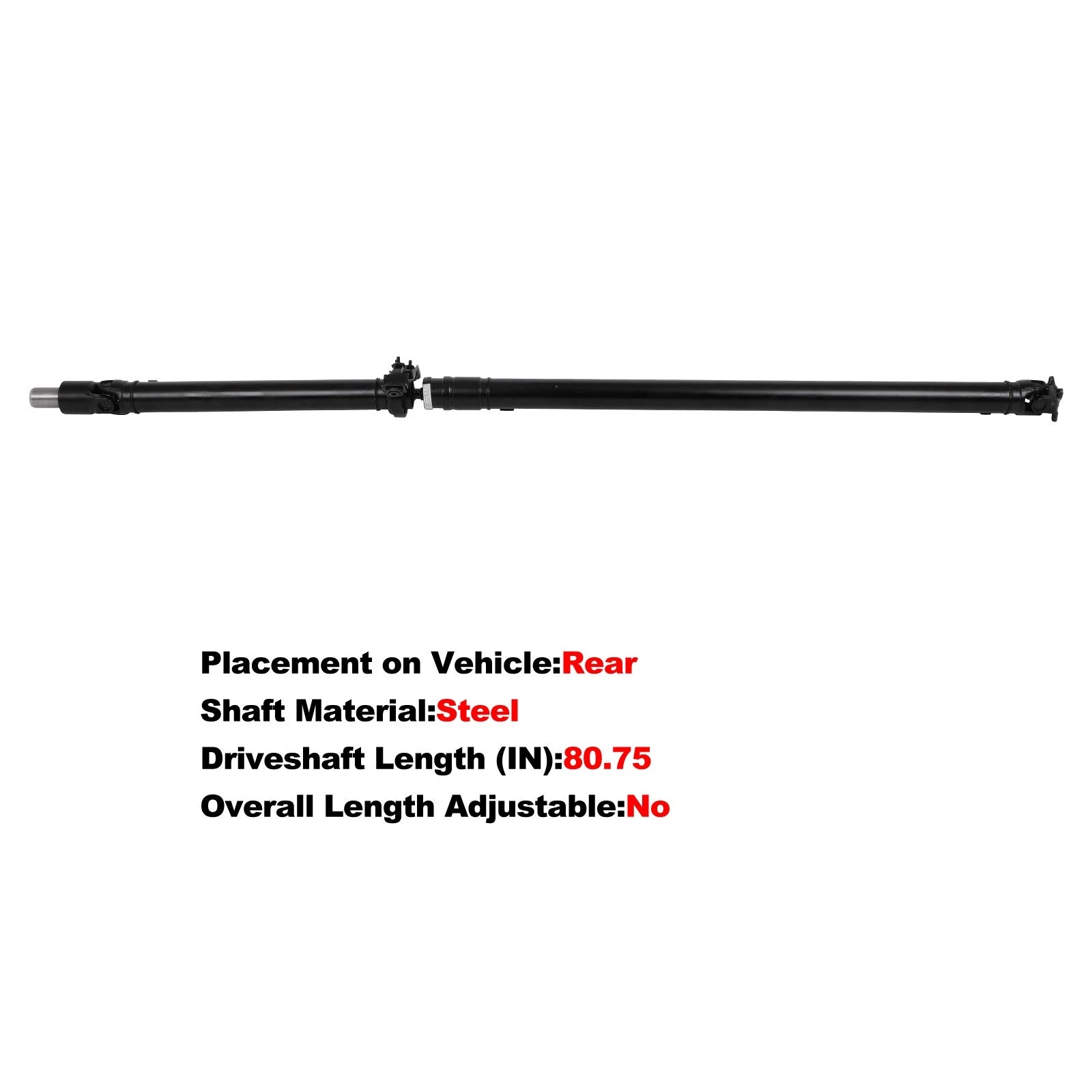 Rear Driveshaft Assembly for Dodge Caliber, Jeep Compass (2007–2017) 946-309