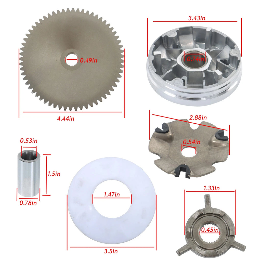 Variator Assembly for Gy6 50cc 49cc Scooter Moped Dirt Bike (QMB139)