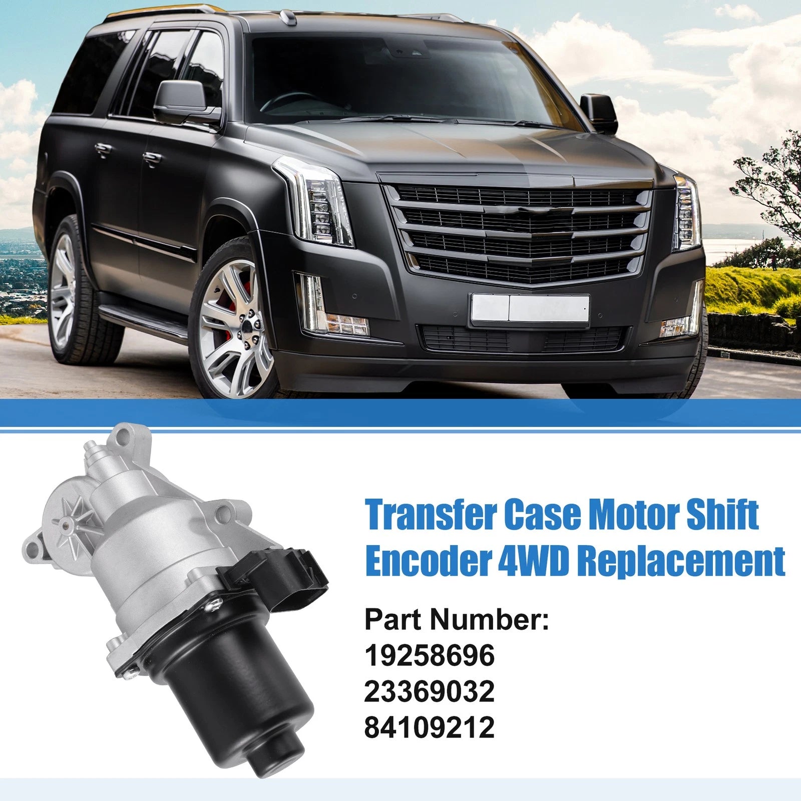 Transfer Case Motor for Chevrolet Silverado 1500 (2007–2018) No.19258696