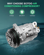A/C Compressor w/Clutch for Infiniti FX35 (2003–2008)