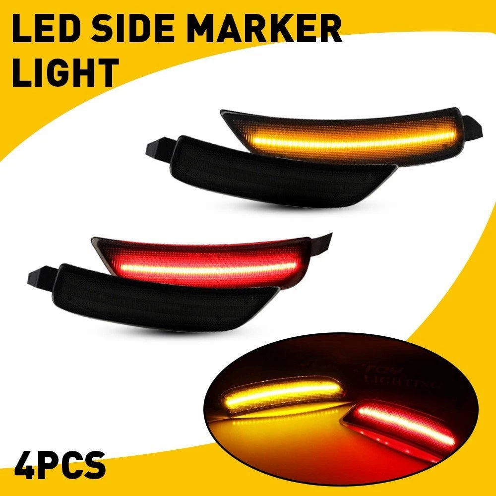 Smoked LED Front Rear Bumper Marker Light for Mazda Miata MX-5 (2016–UP)