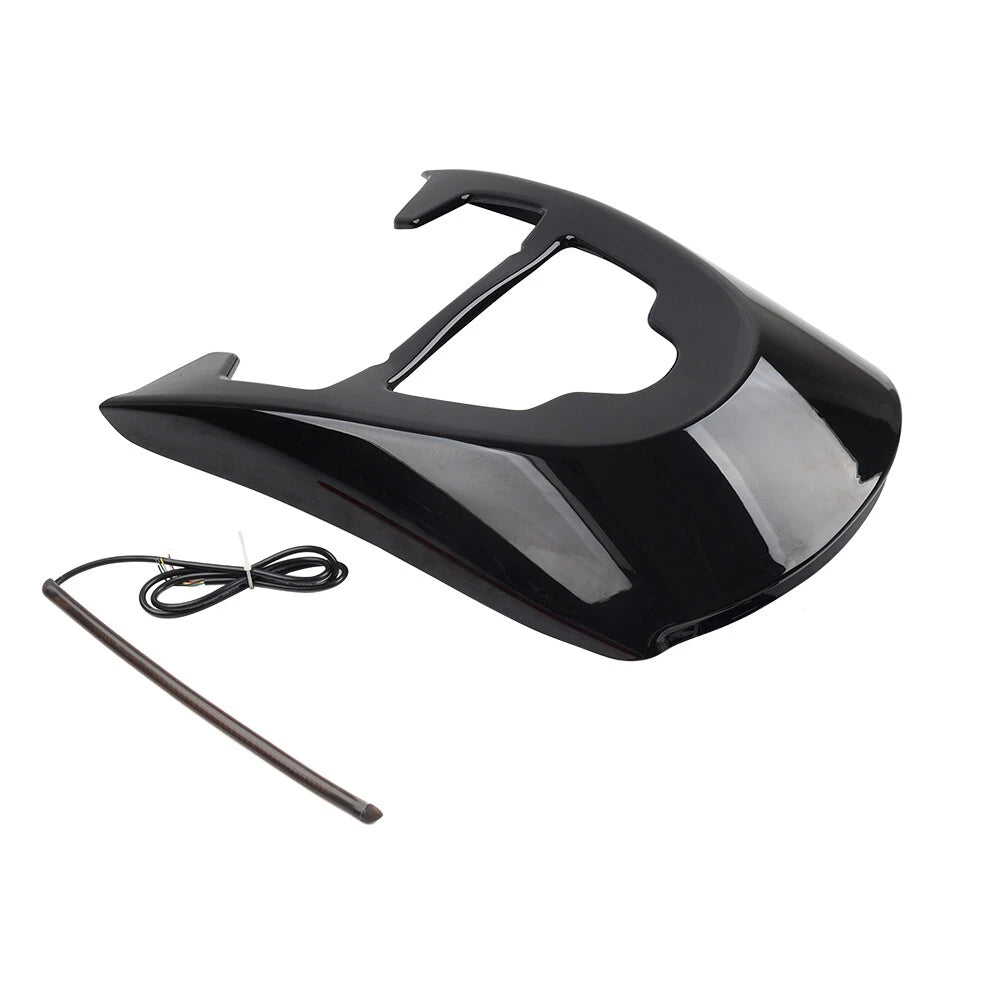 Vivid Black Rear Mudguard w/Light for Harley VRSCDX VRSCAW VRSCA (2002–2017)