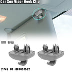 2X Sun Visor Hook Clip Retainer 8U0857562 for Audi A1 A3 A4 A5 Q3 Q5 (2010–2020)