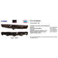 Replacement Steel Rear Step Bumper Assembly w/o Park Assist Sensor Holes