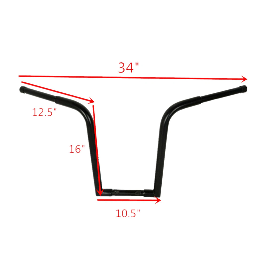 1-1/4" Fat 16" Rise Ape Hanger Handlebar for Harley FLST FXST Sportster XL