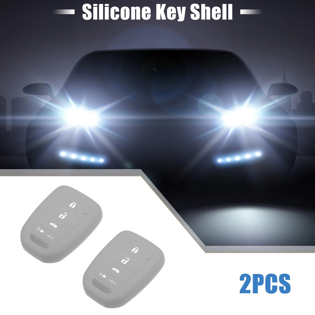 2X Smart Key Fob Cover Protector for Honda Civic Accord CR-V HR-V (2016–2021)