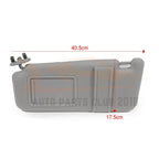 Left Driver Side Sun Visor for Toyota Camry (2007-2011) Gray