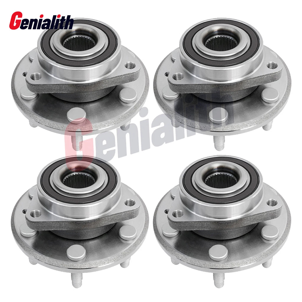 Set of 4 Front & Rear Wheel Hub Bearings for Saturn Outlook (2007–2010)