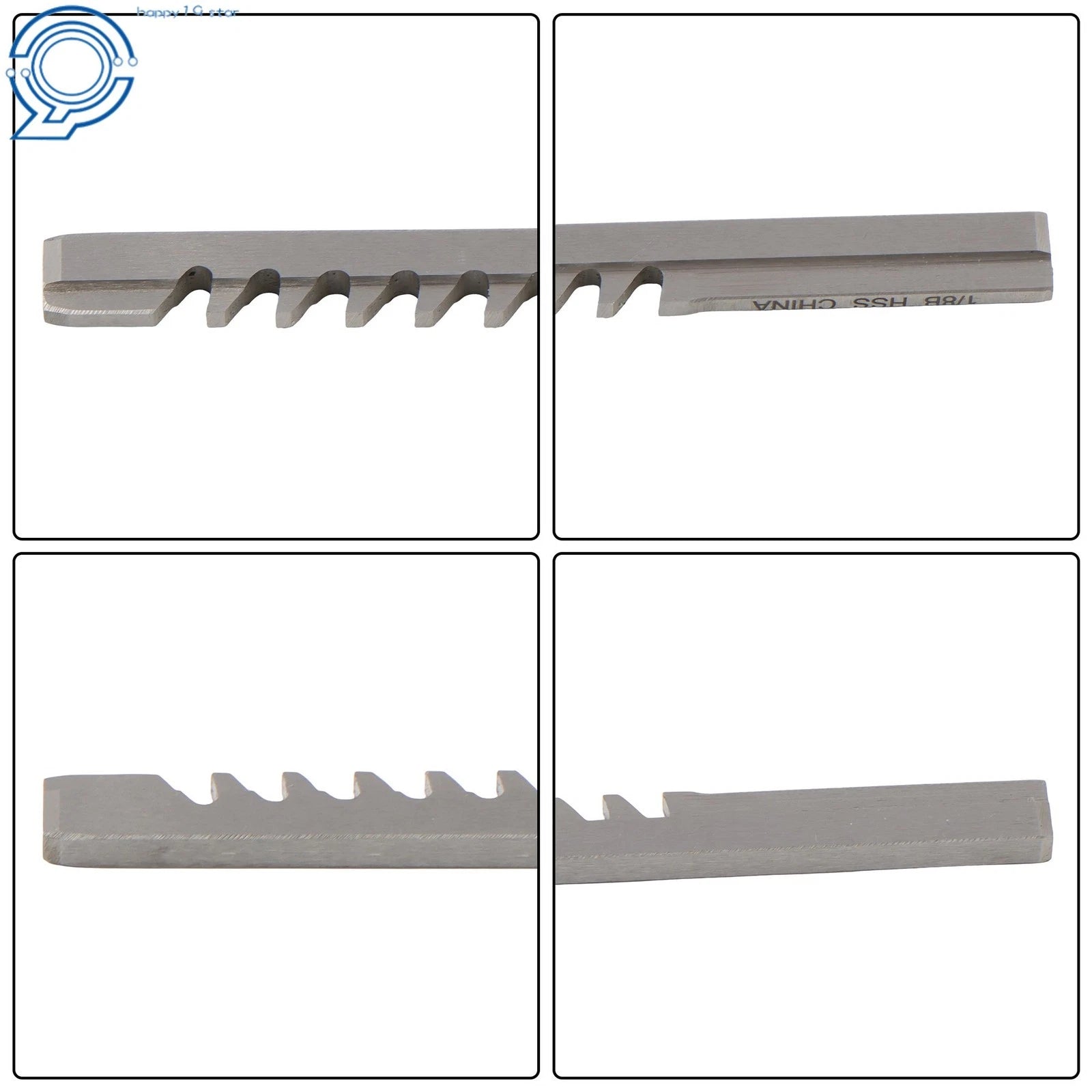 1/8" B Style Keyway Broach for CNC Machines (Standard, HSS, 3/16" x 6-3/4")