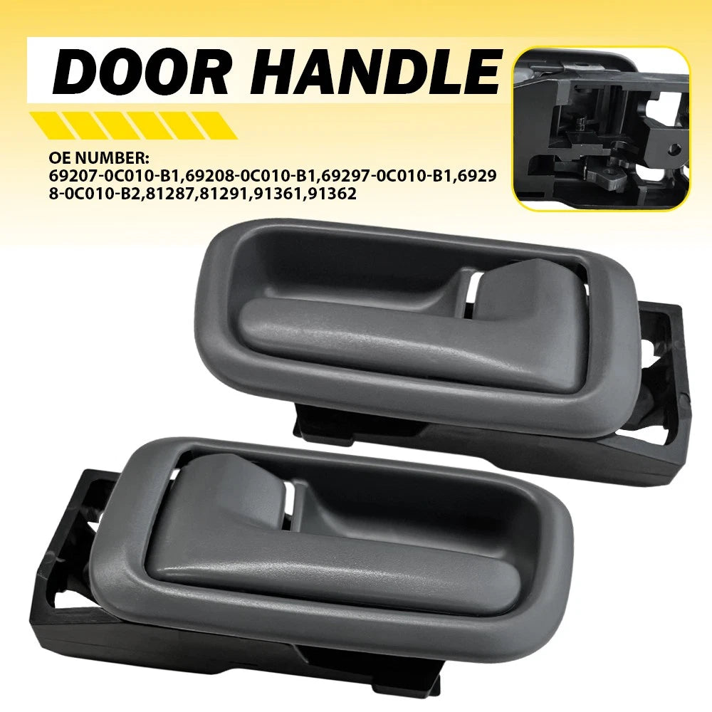 Pair Rear Interior Door Handles for Toyota Tundra (2000–2006)