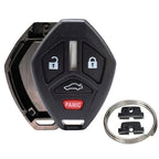 Remote Key Fob Shell Case for Mitsubishi Lancer, Outlander, Galant, Eclipse (2002-2023)