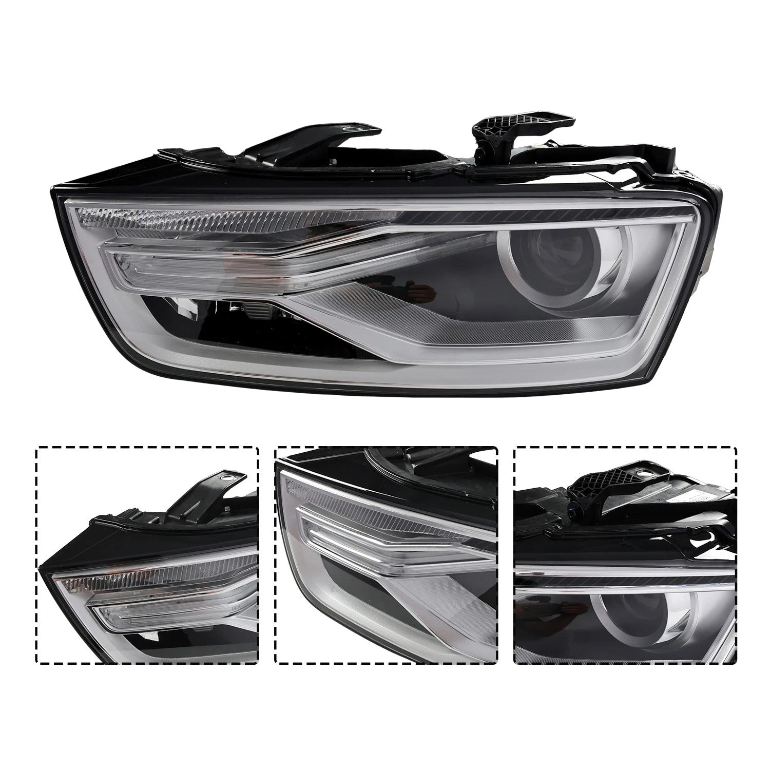 HID/Xenon Headlight Left+Right Pair for Audi Q3 (2016–2018)