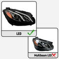 Full LED Headlight Right Passenger for Mercedes Benz E-Class W213 (2017–2020)