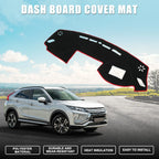 Dashboard Cover Mat for Mitsubishi Eclipse Cross (2017–2022) Red