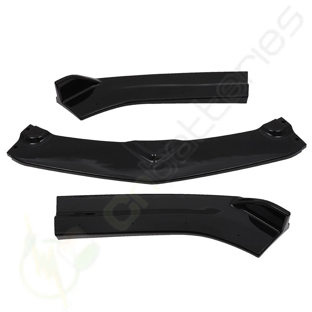 Glossy Black Front Lip Splitter for Chevrolet Camaro (2016–2018)