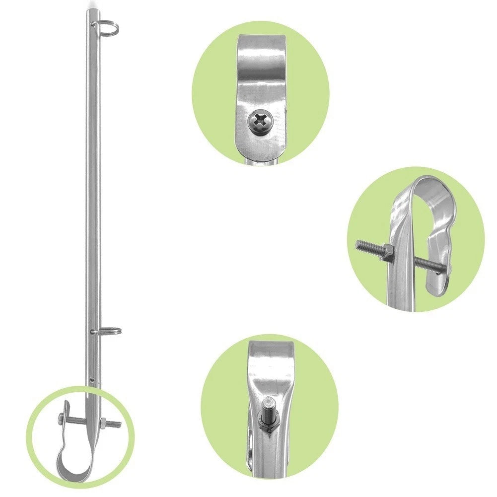 Flag Holder for Fishing Boat (304 Stainless Steel)