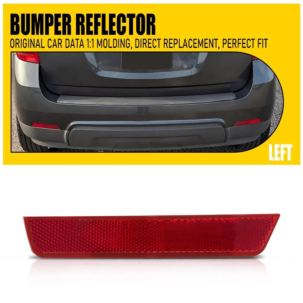 Rear Bumper Reflector Left for Chevrolet Equinox LTZ (2010–2017)